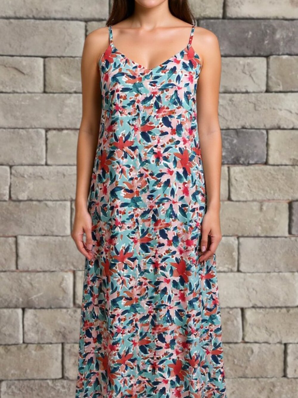 Multi Colour Maxi Summer Dress